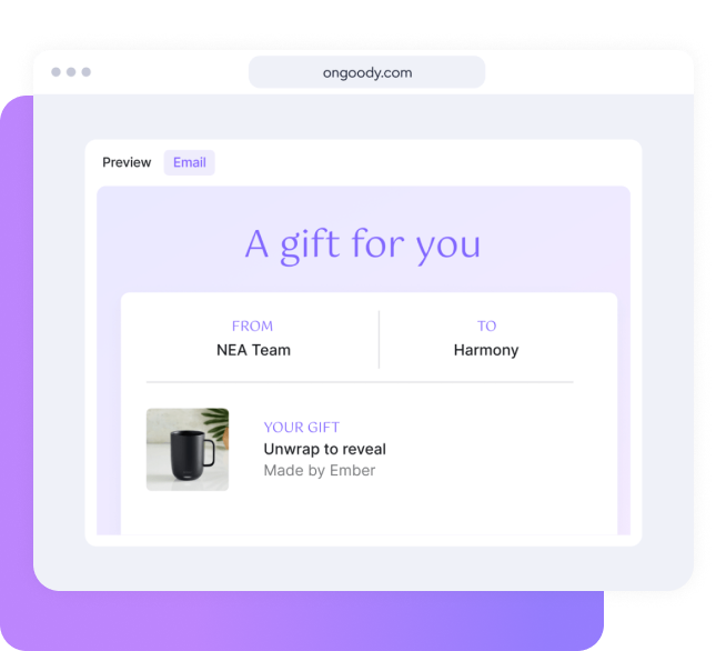 PersonalizedDigitalGiftNotification