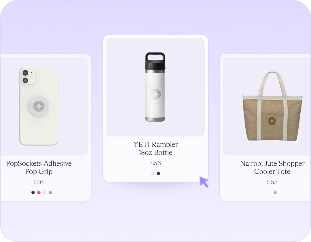 Browsing and buying products in a Company Store
