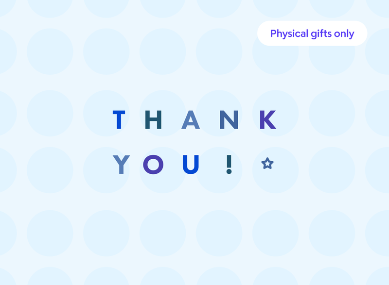An Appreciation Gift of Choice