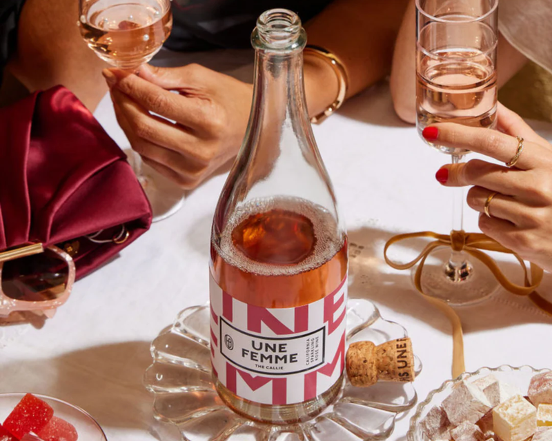 Une Femme The Callie Sparkling Rosé 750 ML
