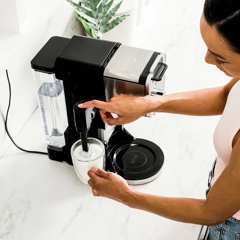 DualBrew PRO 12-Cup Specialty Coffee System with Thermal Carafe, K-Cup Compatible, Hot Water System & Frother