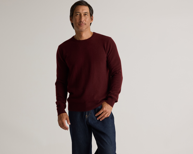 Mongolian Cashmere Crewneck Sweater