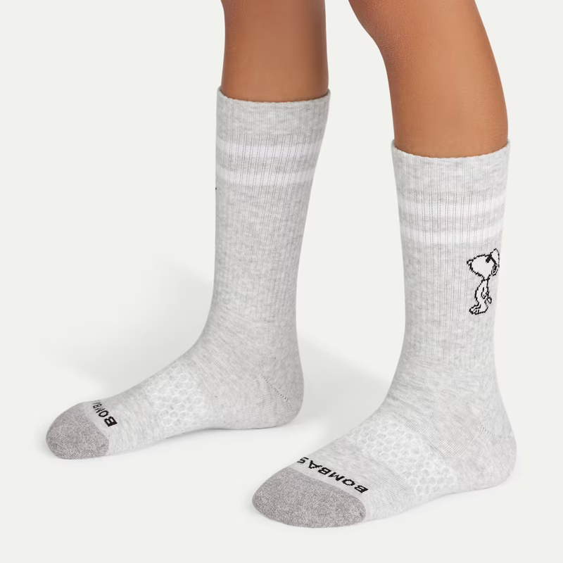 Peanuts x Bombas Youth Calf Sock 4-Pack Gift Box