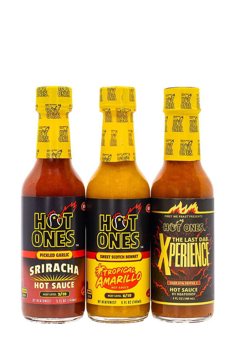Hot Ones Hot Sauce Trio Pack
