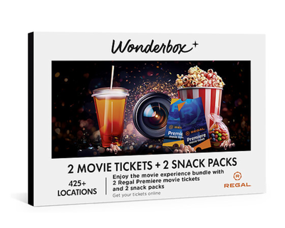 Regal Movie Bundle, 2 Tickets and 2 Snack Packs