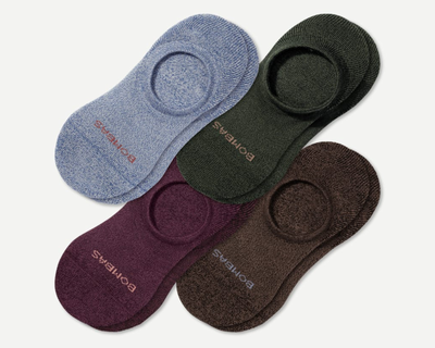 Men's Cushioned No Show Sock 4-Pack
