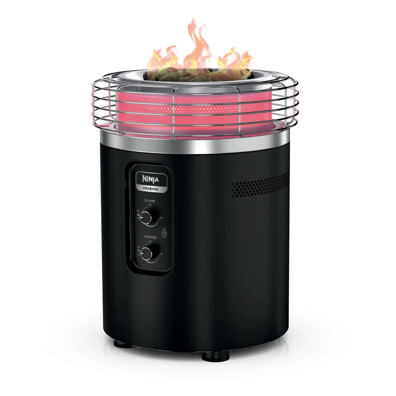 Fireside360 Outdoor Heater & Fire Pit Black