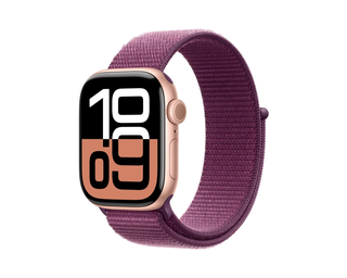 Rose Gold Face/Plum Sport Loop