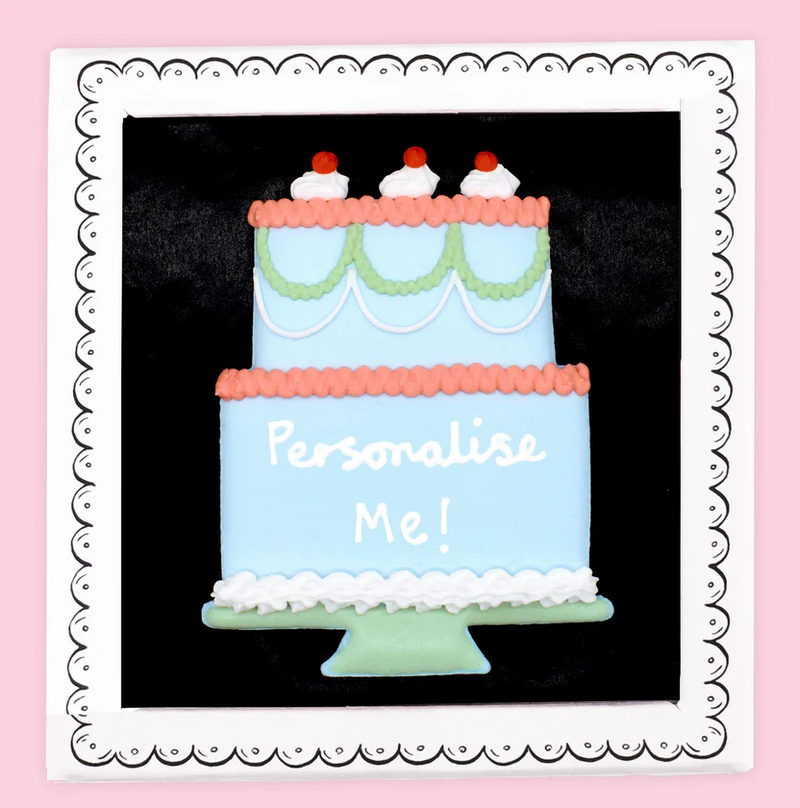 Birthday Cake Letterbox Biscuit