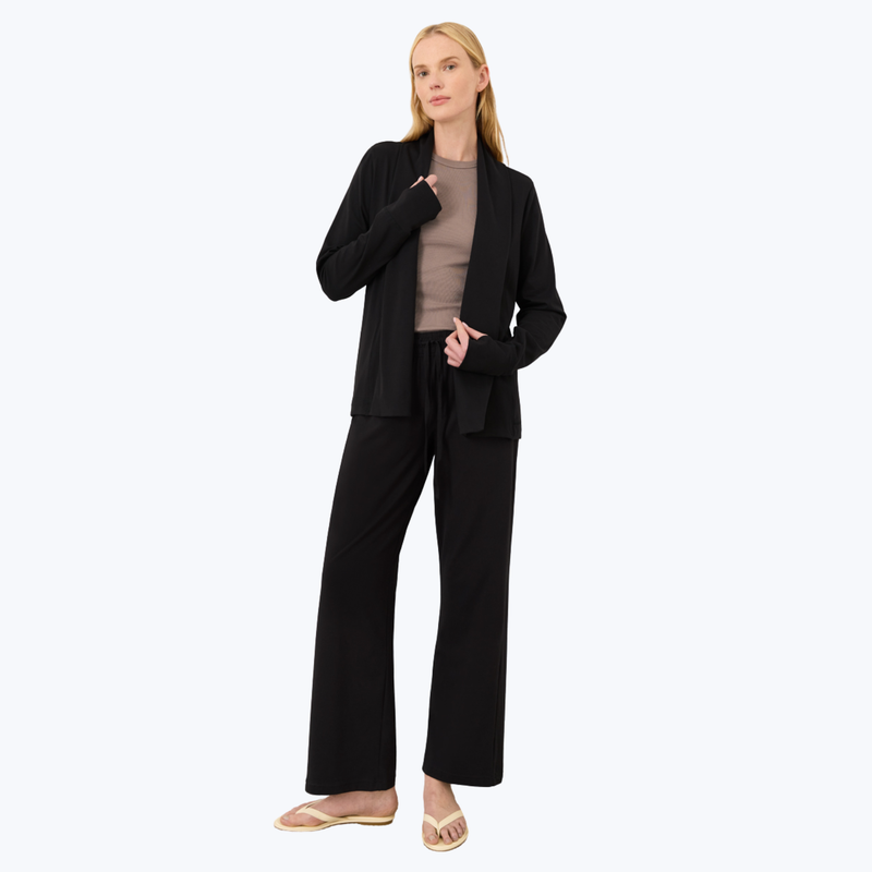 Branded Organic Cool Stretch Swing Cardigan
