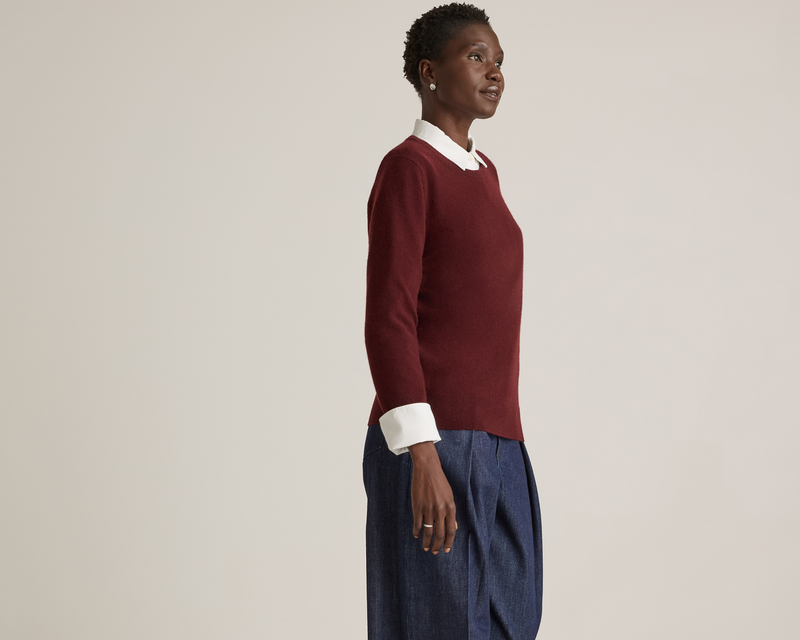 Mongolian Cashmere Crewneck Sweater