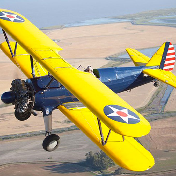 Sonoma Valley Scenic Biplane Ride for Two, Sonoma, CA