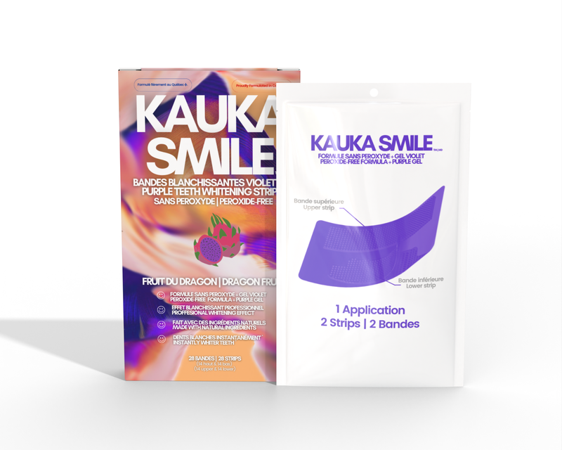 Purple Temporary Teeth Whitening Strips
