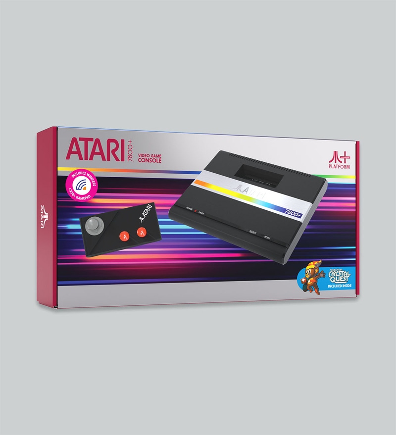 Atari 7800 Console & Gamepad