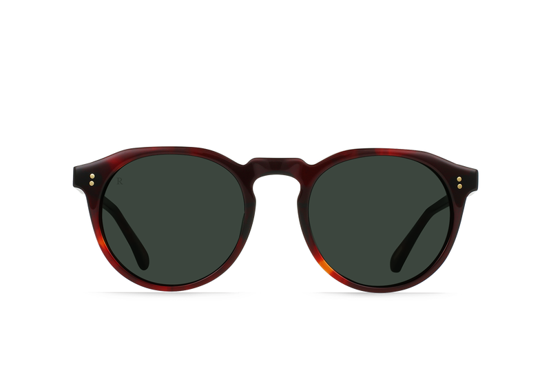 Remmy Unisex Retro Round Polarized Sunglasses, 49