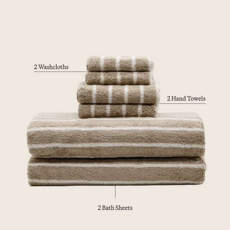 Ultraplush Australian Cotton Luxe Towel Set of 6