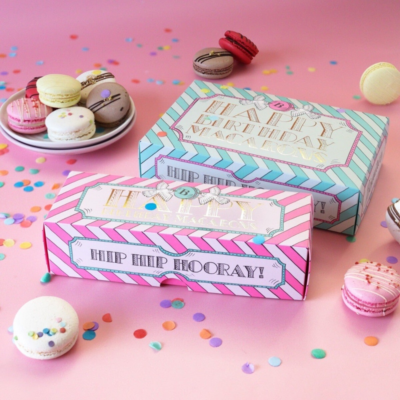 Birthday Macarons