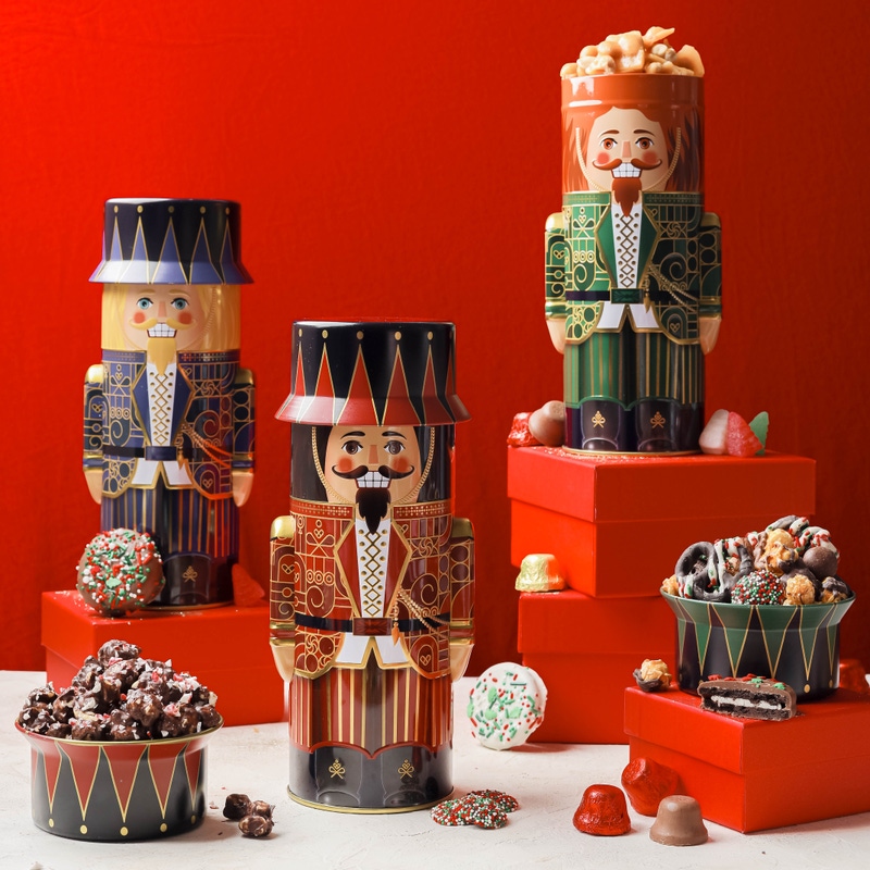 Nutcracker Treat Tin Trio