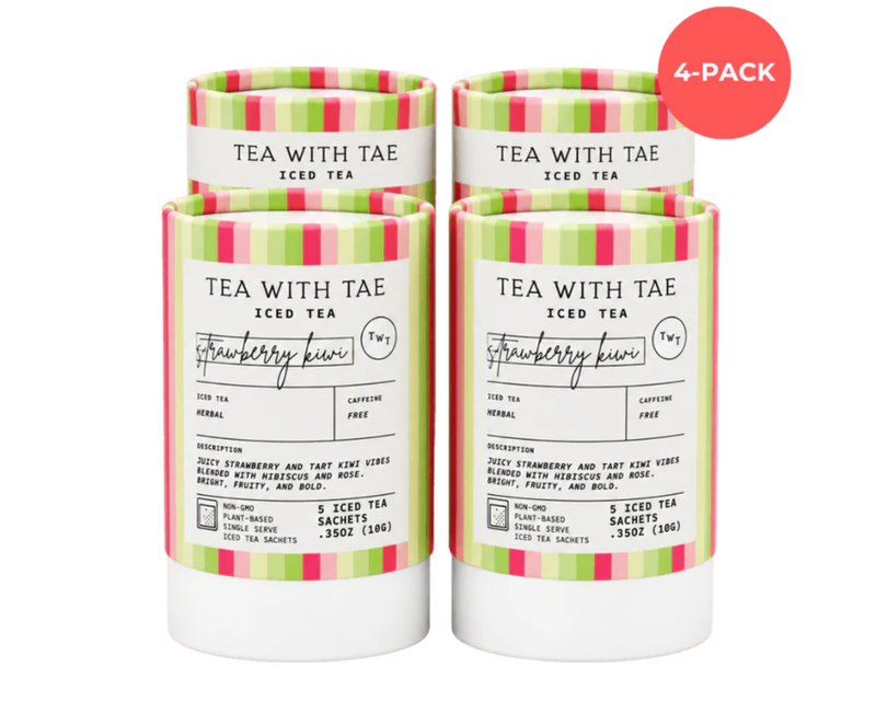 Iced Mini Tea Tube, 4-Pack