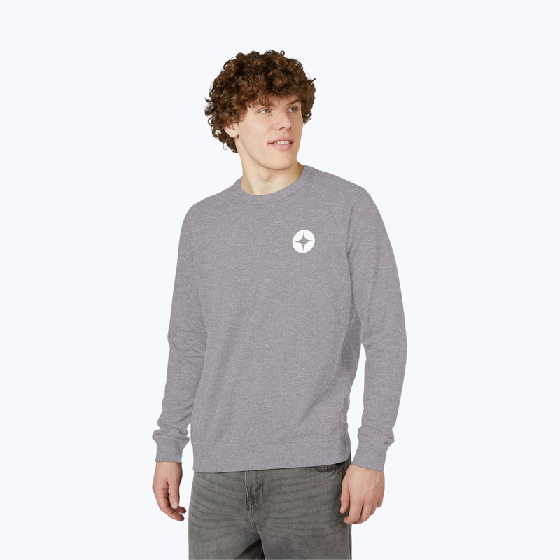 Branded Unisex French Terry Raglan Crewneck