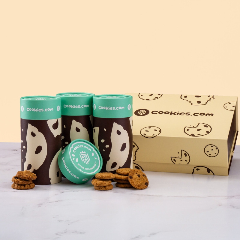 3 Cookie Tube Gift Box