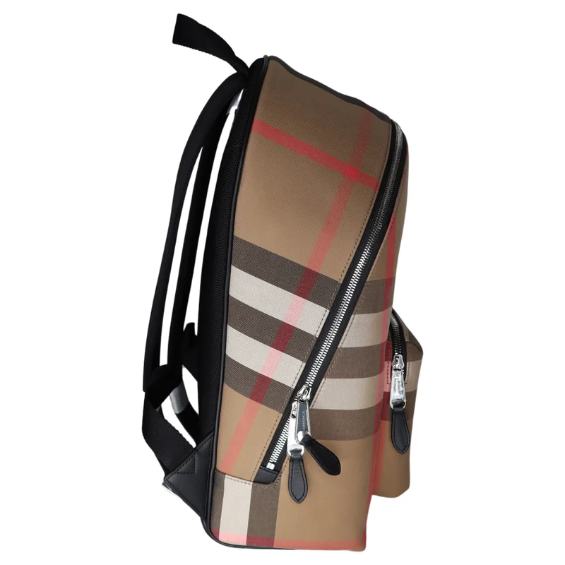 Jeff Checked Backpack