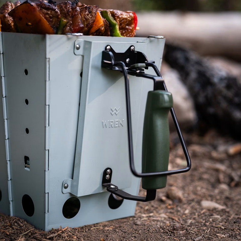 Folding Chimney Starter & Grill