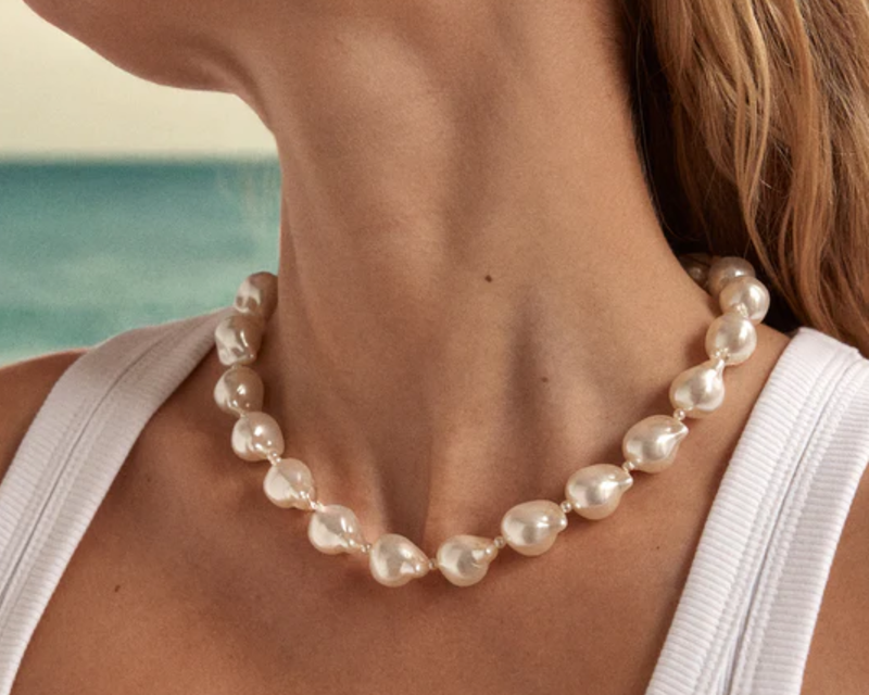 Teagan Pearl Necklace