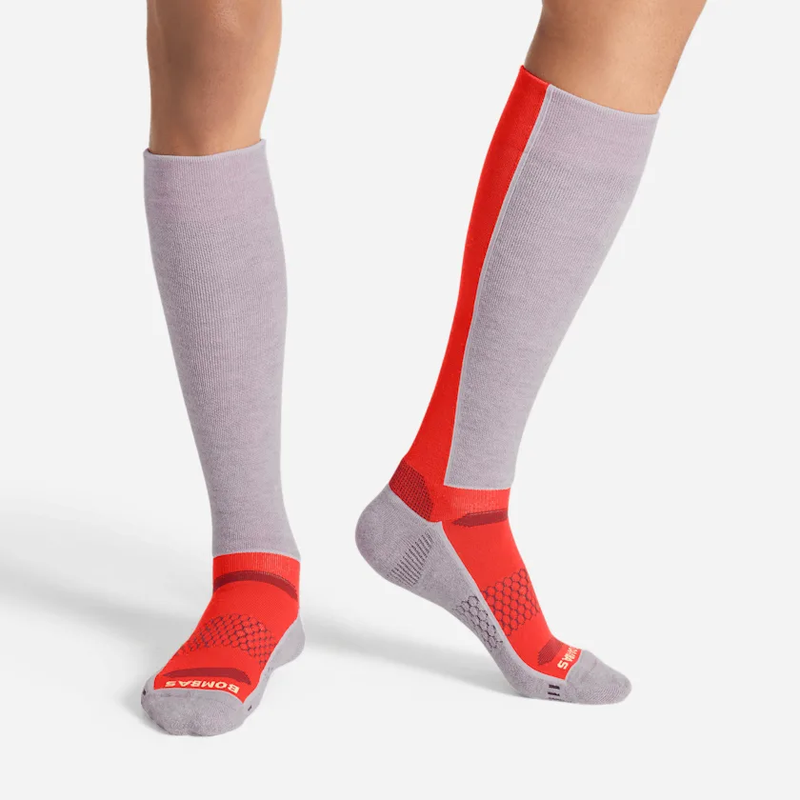 Men's Mid-Cushion Merino Wool Blend Ski & Snowboard Socks