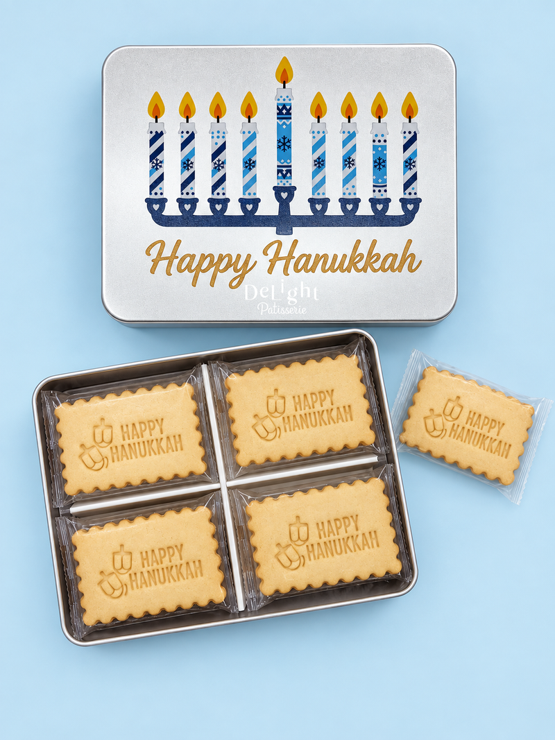 Happy Holidays Cookie Tin