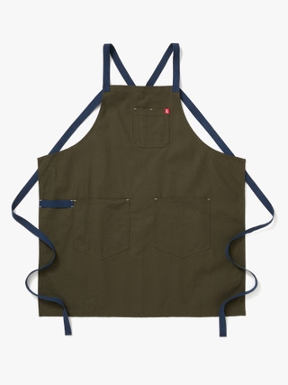 Olive Green - Navy Straps