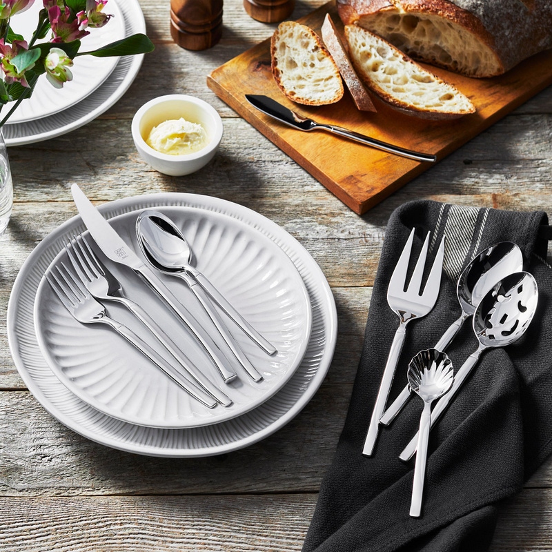 Opus 45-Piece Stainless Steel Flatware Set