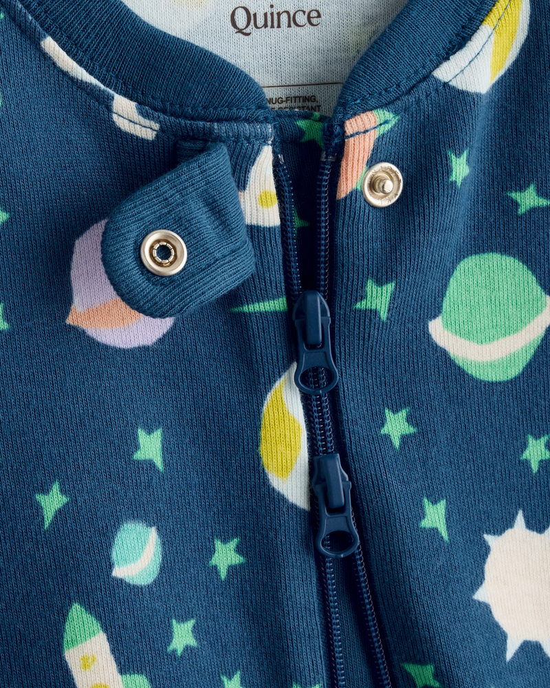 100% Organic Cotton One Piece Baby Pajama