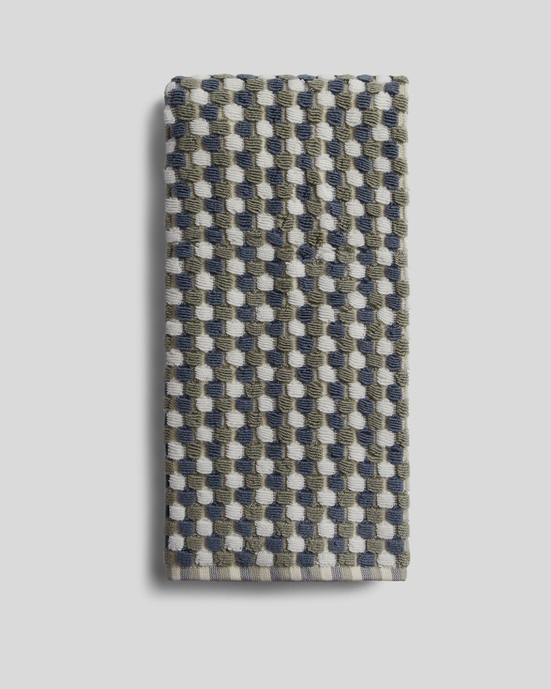 Organic Cotton Mosaic Hand Towel
