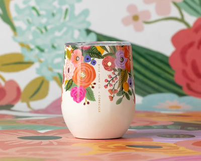 Rifle Paper Co Stemless Wine Glass