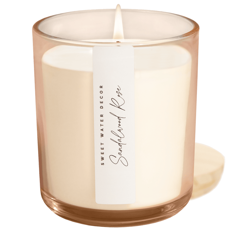 Tinted Glass Soy Wax Candle