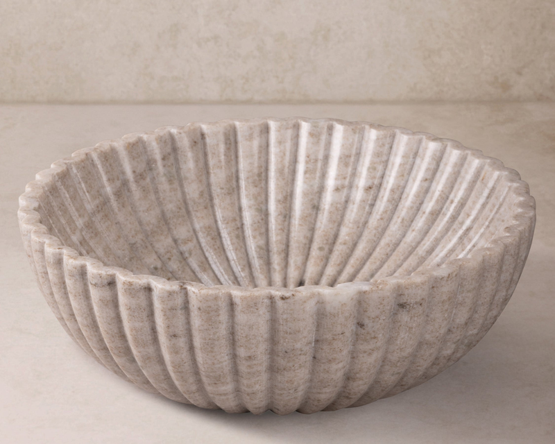 Cairo Fluted Onyx Bowl