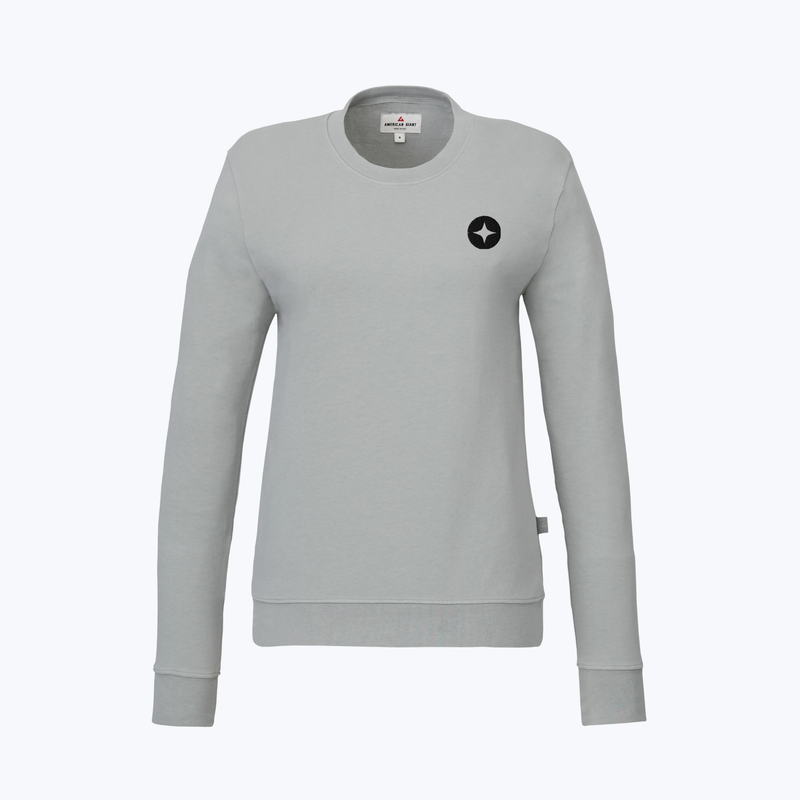 Branded Women's Everyday Lightweight French Terry Classic Crew Sweatshirt