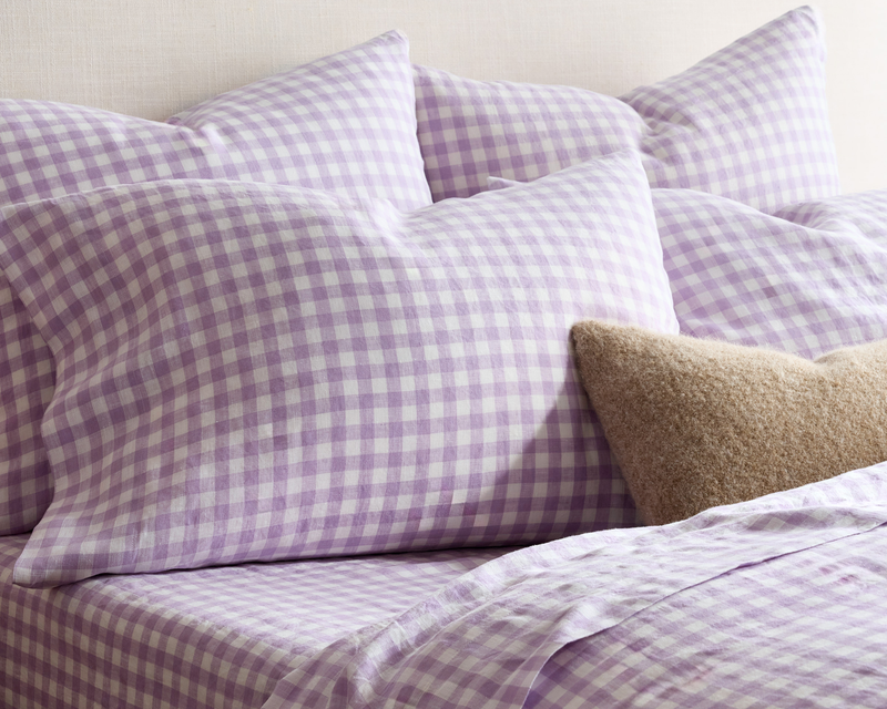 European Linen Pillowcase Set, Queen/Standard