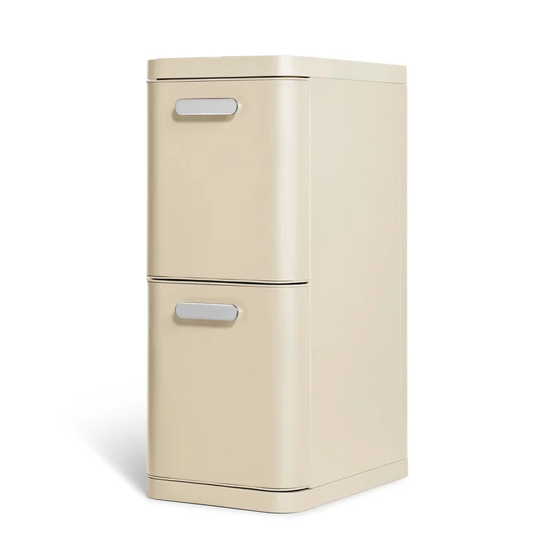 45L 2-Drawer Recycling Bin