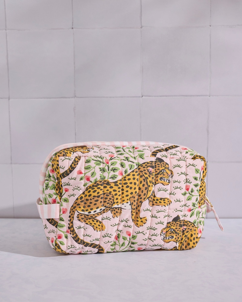 Quilted Pouch in Bagheera