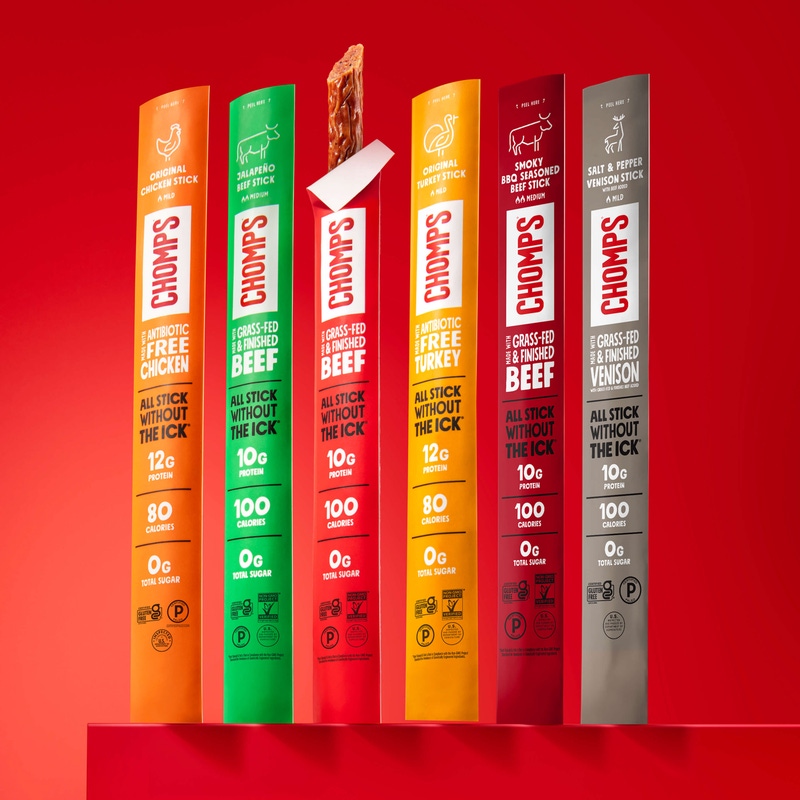 Chomps Protein Variety Pack 6 Pack