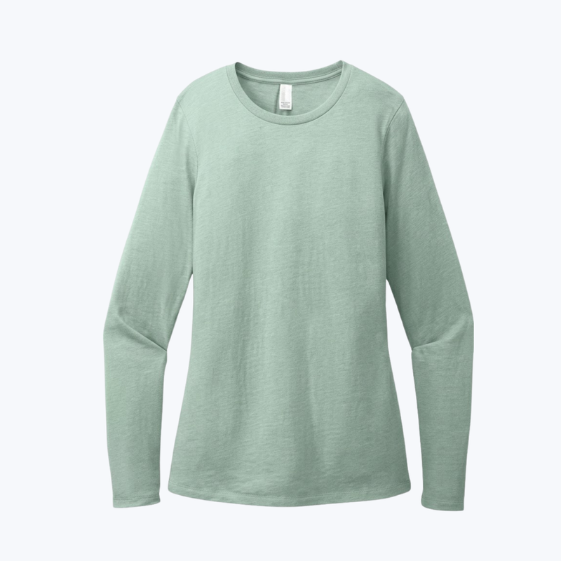 Branded District Women's Perfect Blend CVC Long Sleeve Tee