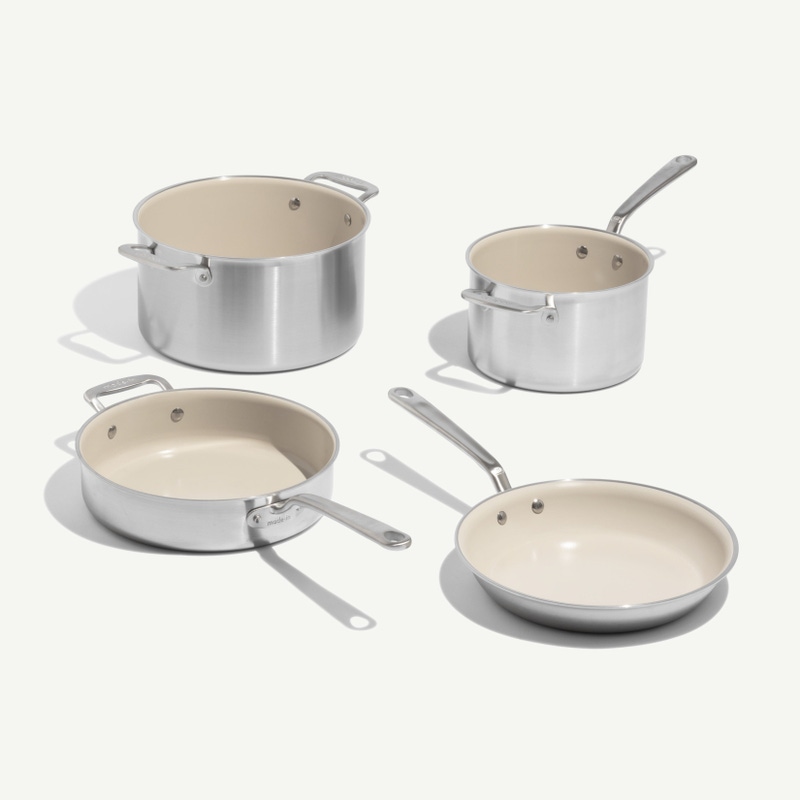 CeramiClad Non Stick Cookware 7-Piece Set