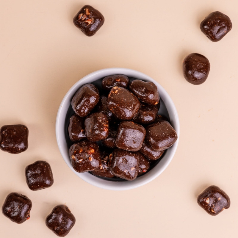 Candy Cane Sea Salt Caramels