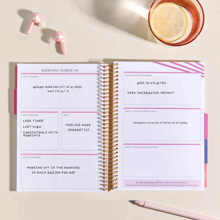 A5 Fitness Planner