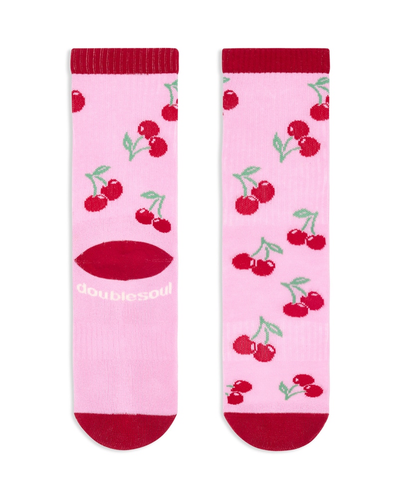 Chloe Cherry High Sock Single Pair