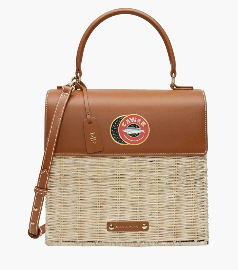The Hand-Painted Wicker Luncher