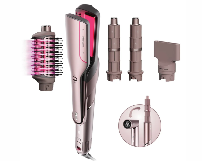 FlexFusion 5-in-1 Air Styler Straightener + Brush Set