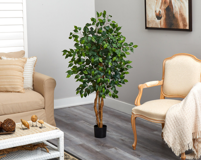 4' Artificial Ficus Silk Tree